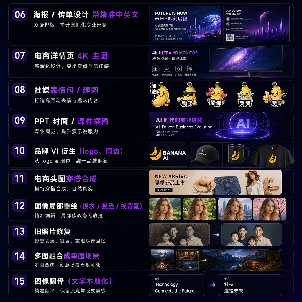 Flux Art 应用场景覆盖电商、设计、自媒体、短视频